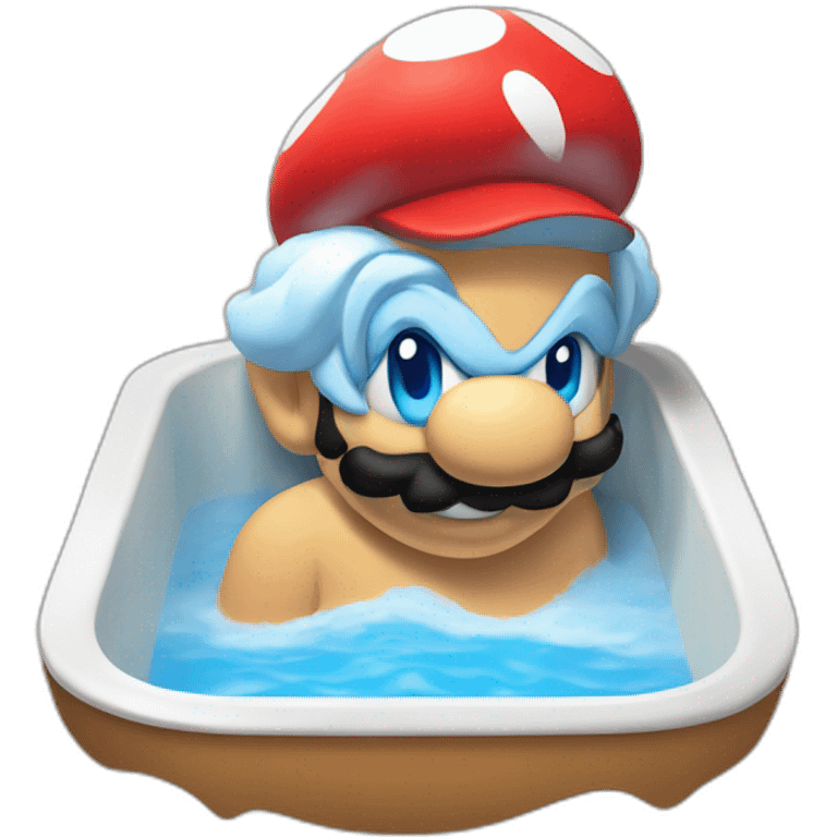 Mario bross bath emoji