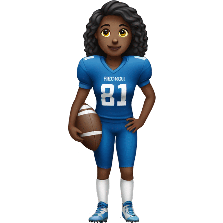 Football girl emoji