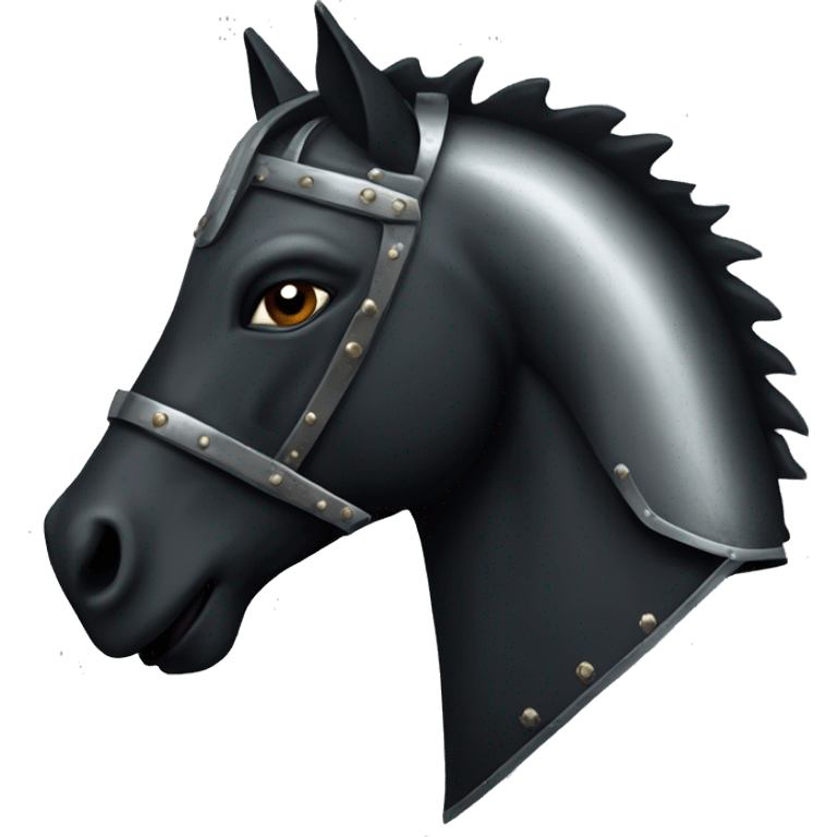 armour black horse head emoji