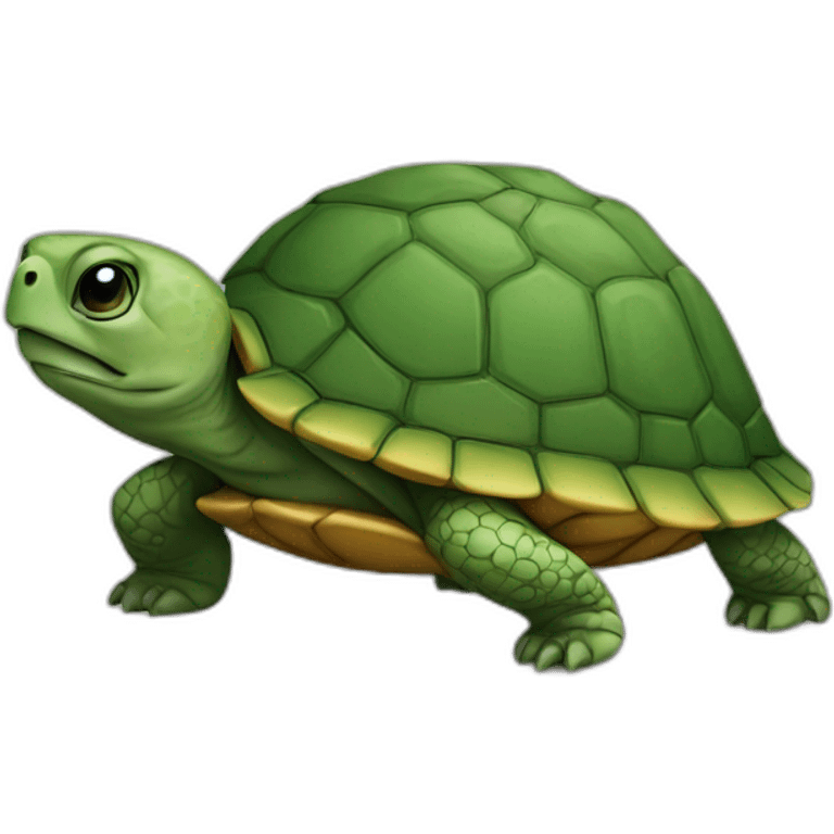 Tortue sur caca emoji