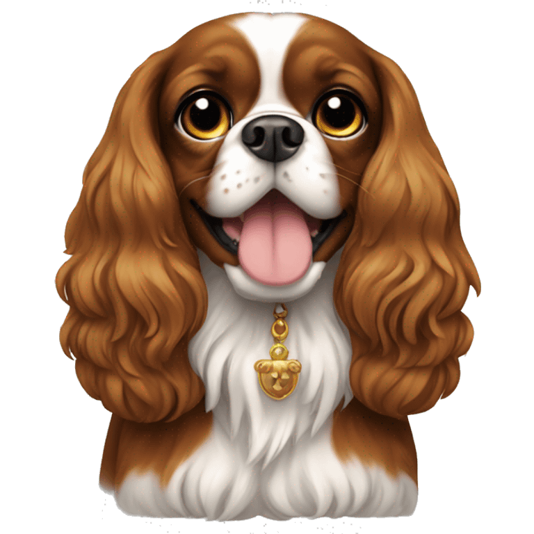 King Charles Spaniel Girl emoji