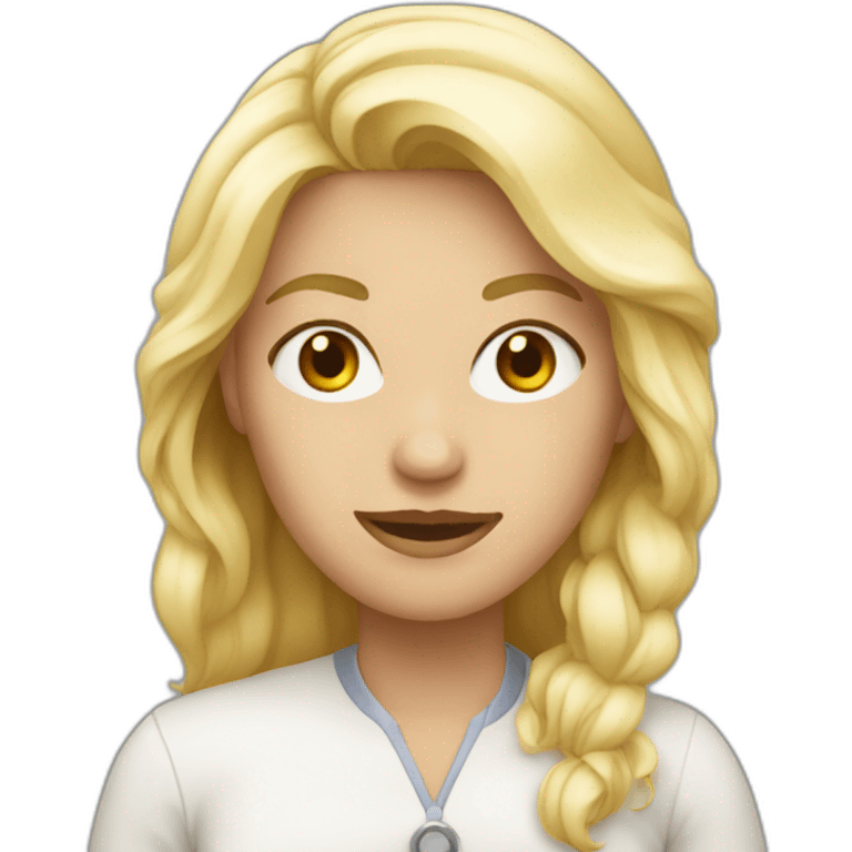 Une femme blande emoji