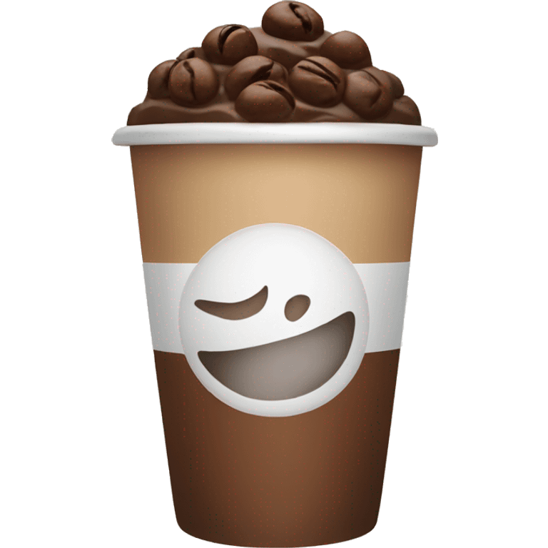 Coffee ice aesthetic emoji