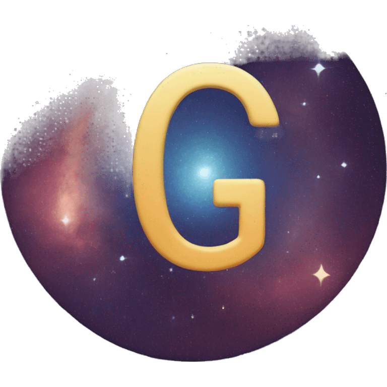 letter G on the cosmos emoji