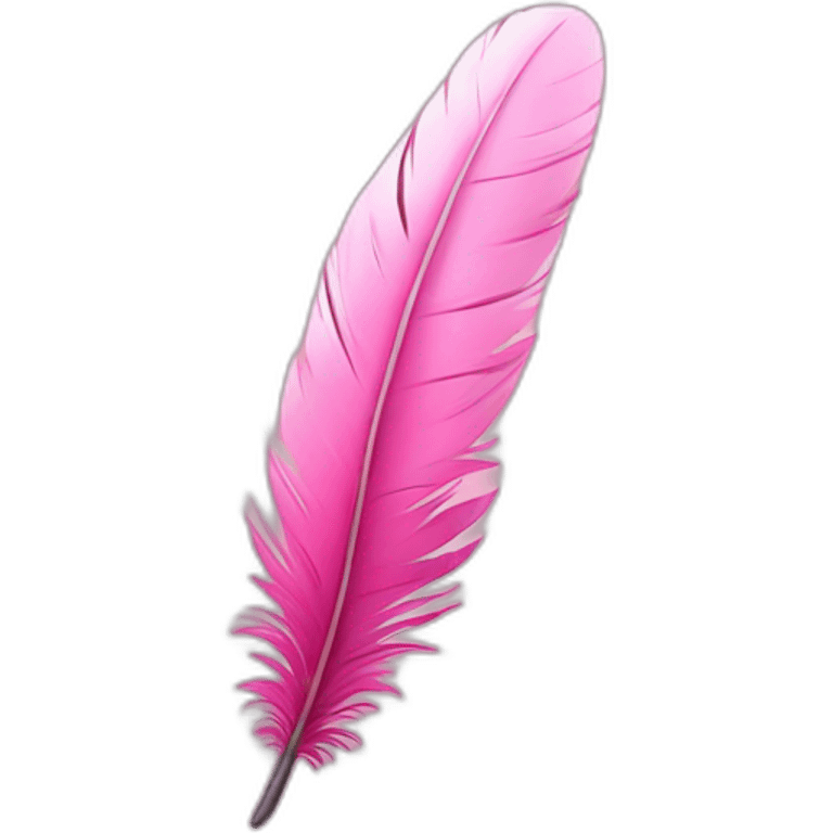 PINK FEATHER emoji