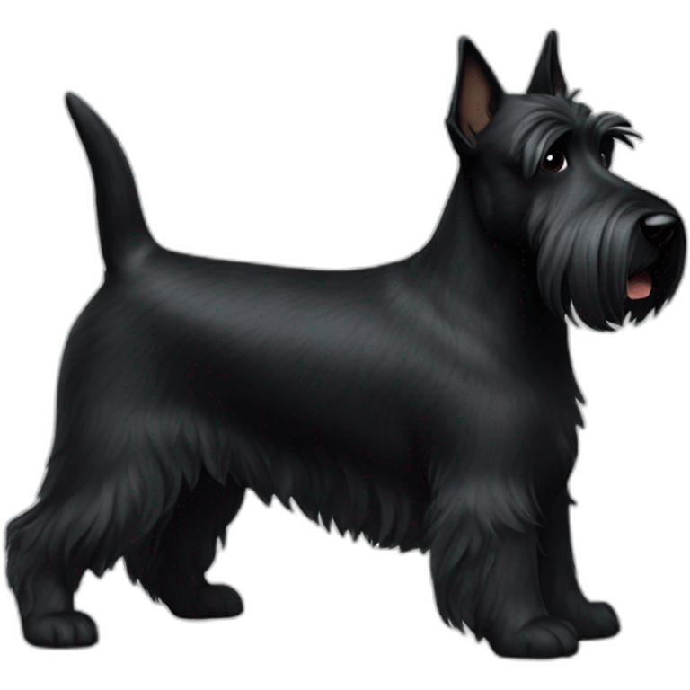 dog scottish terrier full body emoji