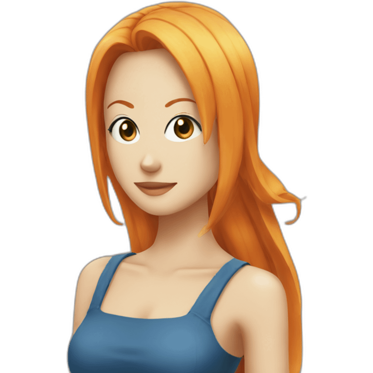 Nami from one pièce emoji