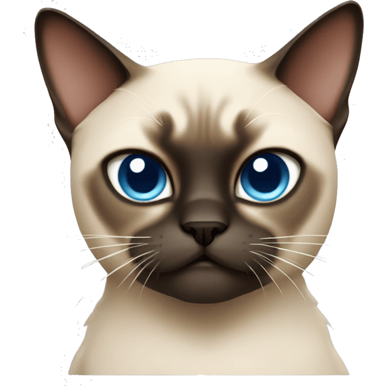 Angry siamese cat emoji