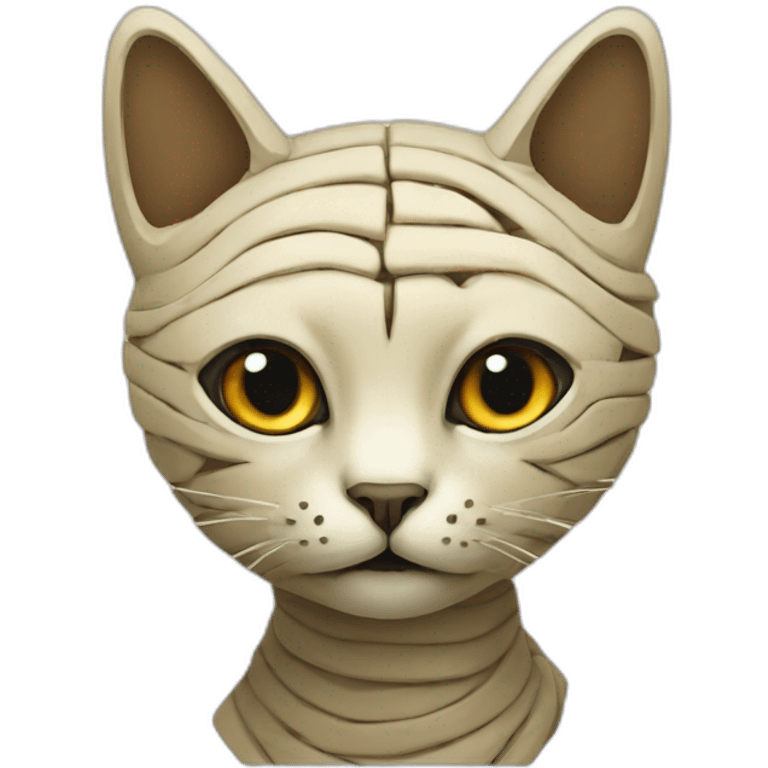 Cat mummy emoji