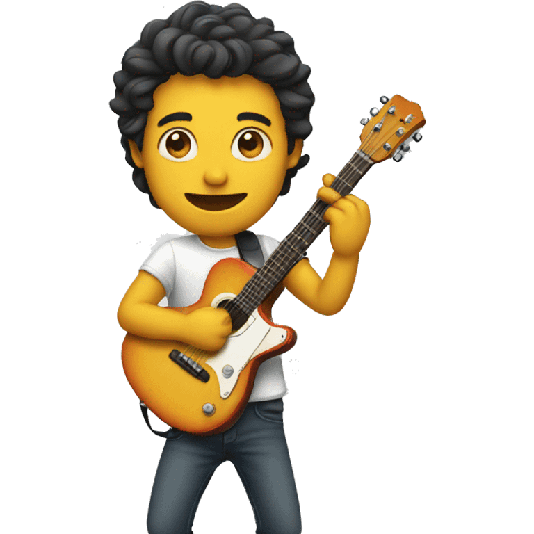 man playing guitar emoji