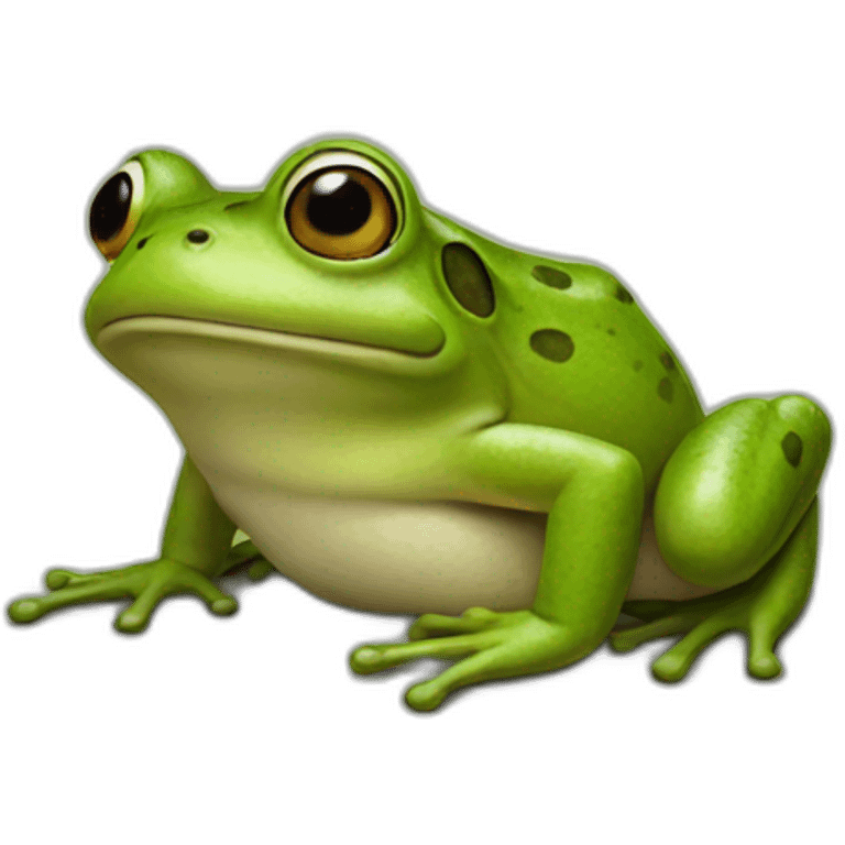 this-is-fine-frog emoji