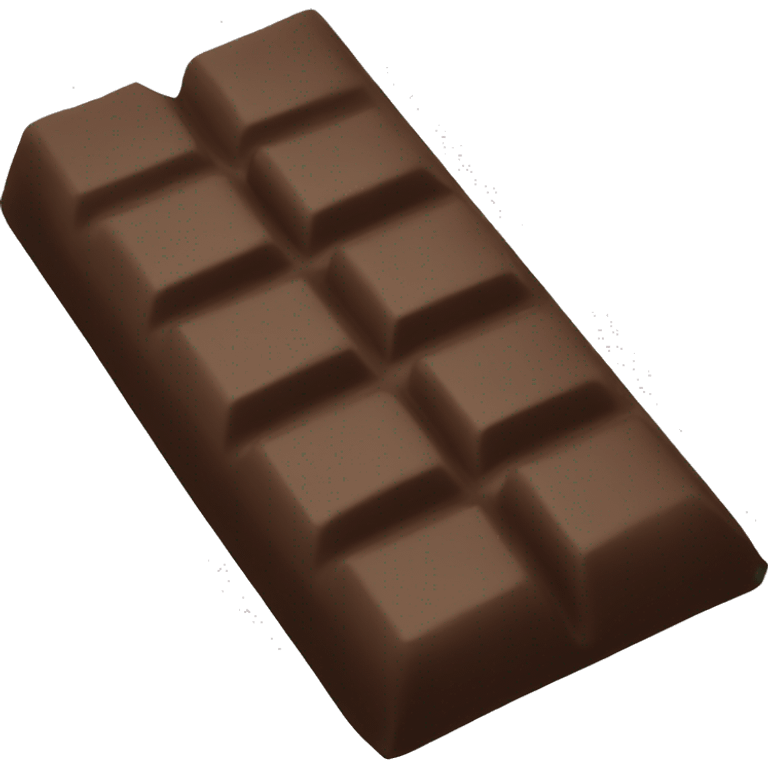 A chocolate bar emoji