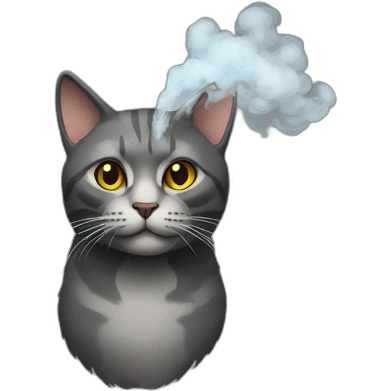 smoke cat emoji