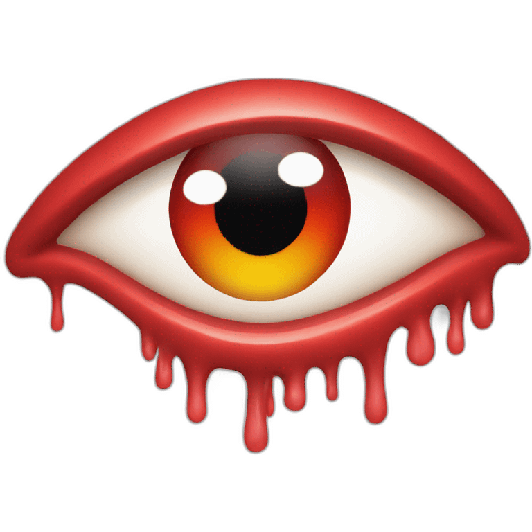 eye red emoji