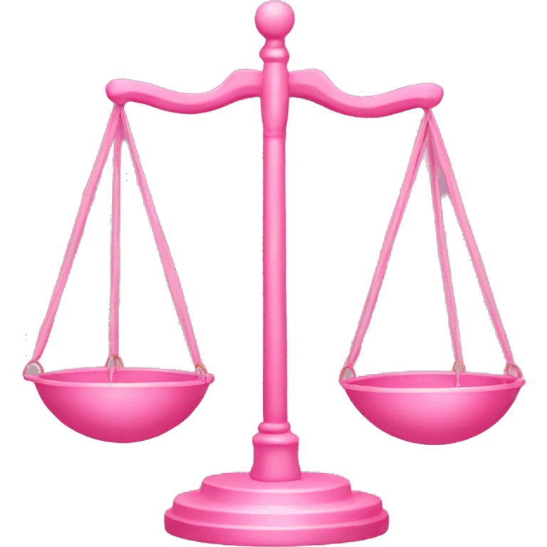 Pink balance emoji