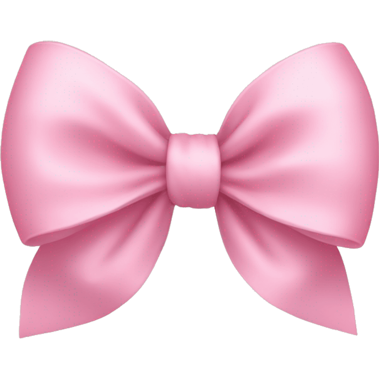 Soft pink bow emoji