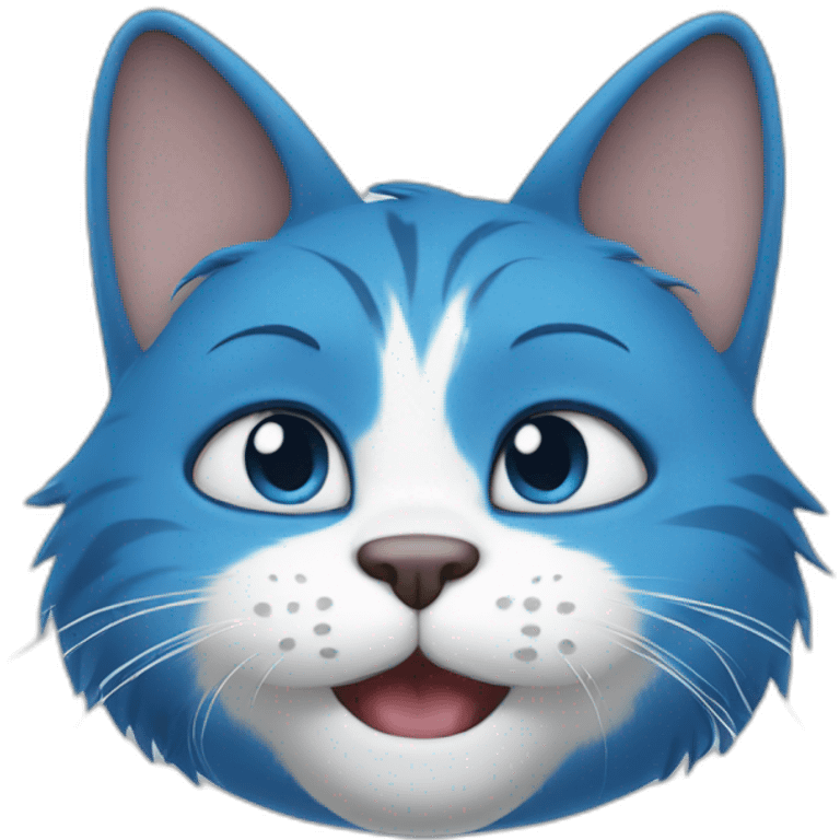 Smurf cat emoji