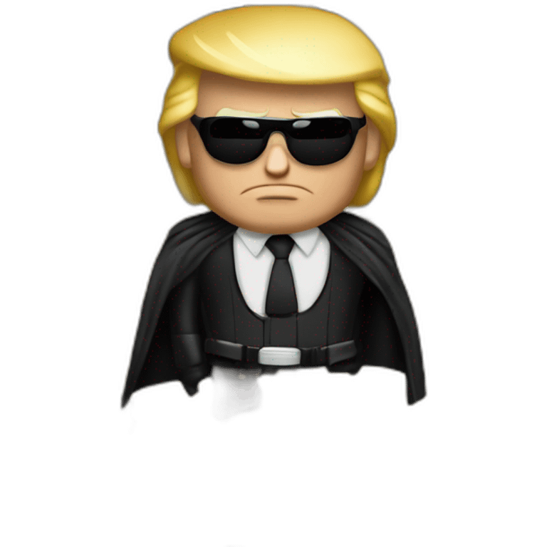 Donald trump en dark vador emoji