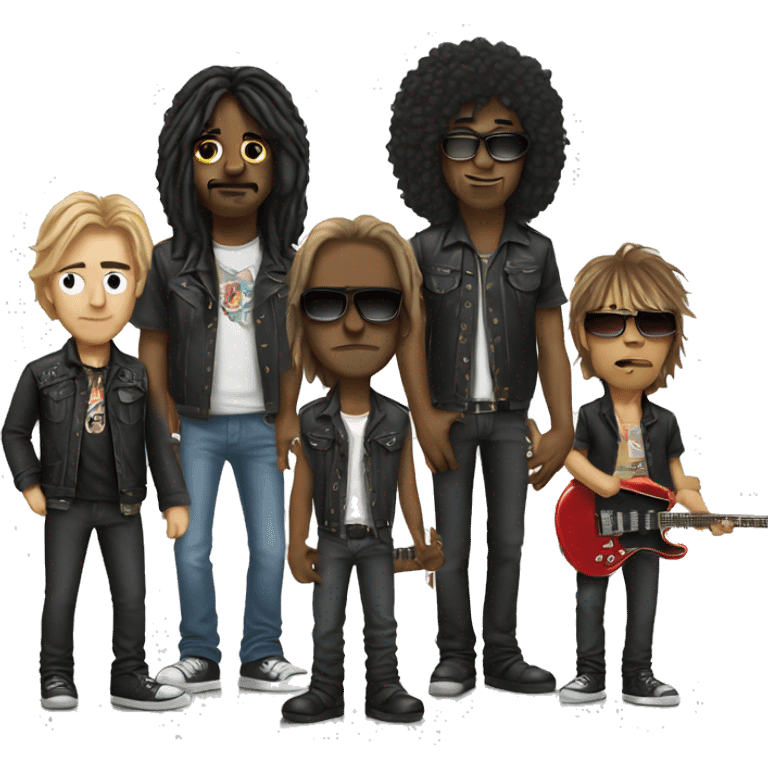 Hard rock bands emoji