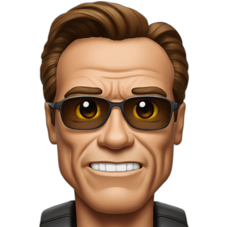 Arnold Schwarzenegger disfrazado operado de la próstata emoji