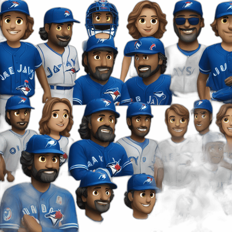 Rajinikanth in Blue Jays jersey emoji