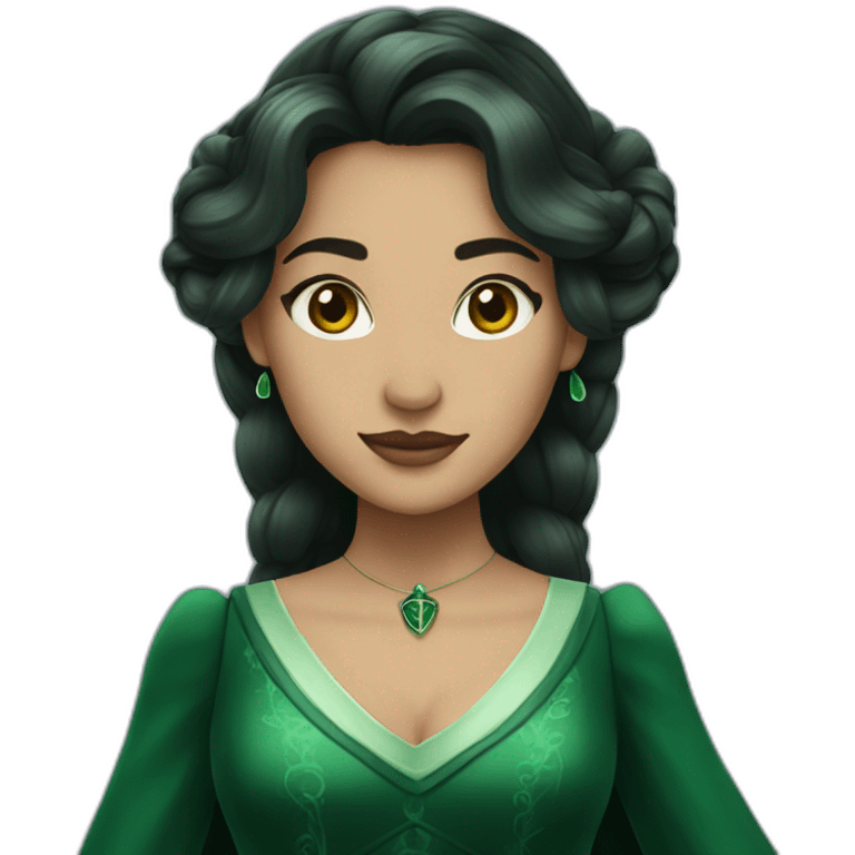 Slytherin princess emoji