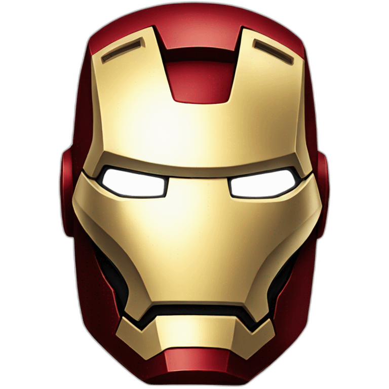 Iron man face emoji