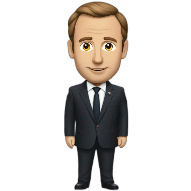 Macron sur Poutine emoji