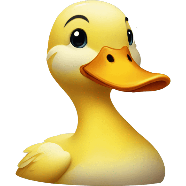 V shaped duck emoji