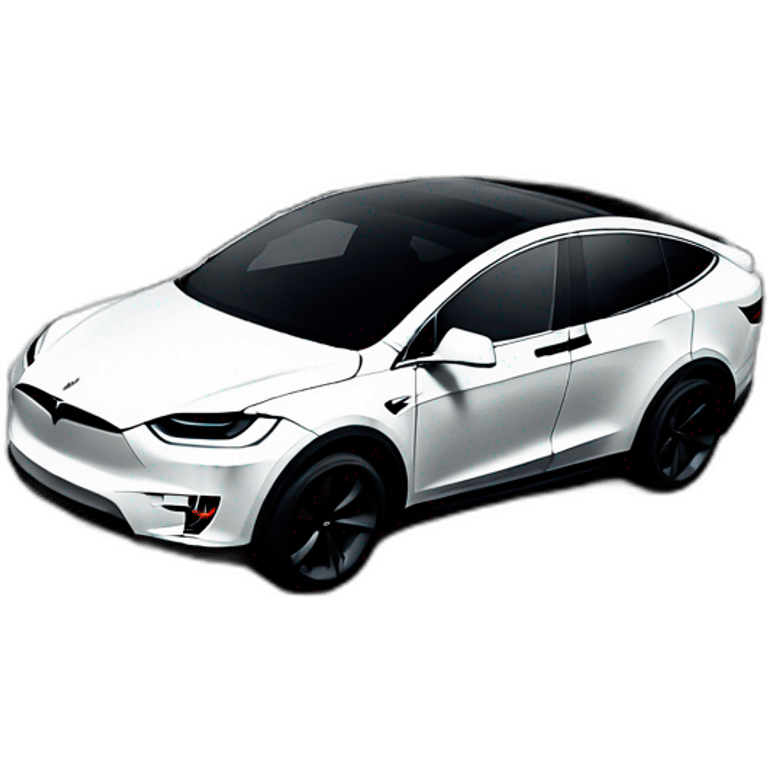 Tesla model x plaid emoji