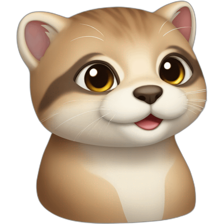 Chaton loutre emoji