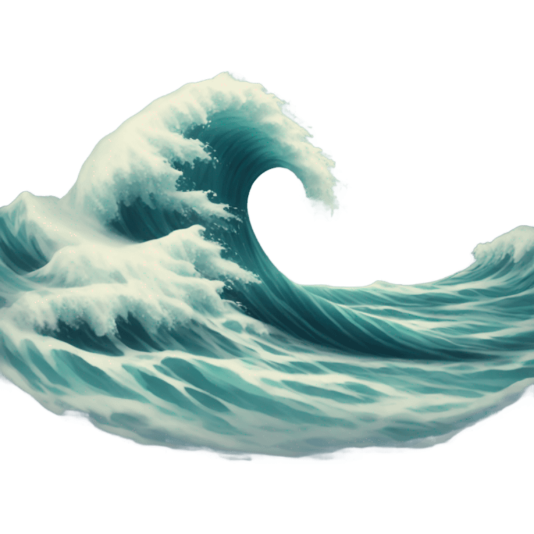 Wave emoji