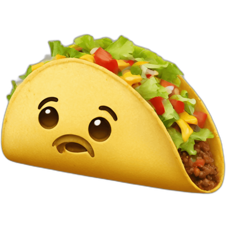 taco with a taco in i emoji