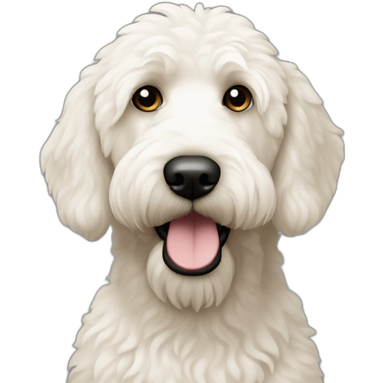 white-labradoodle-with-black-patch-around-left-eye emoji