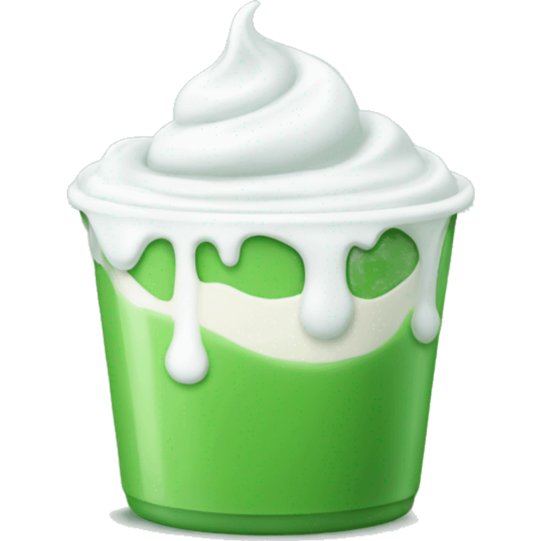 green yogurt emoji