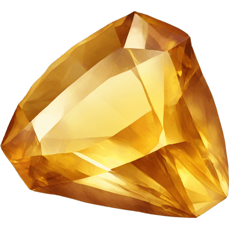 Citrine gemstone  emoji