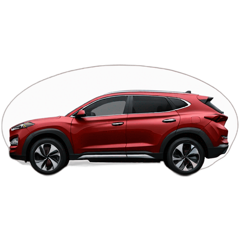 red hyundai tuscon 2023 emoji