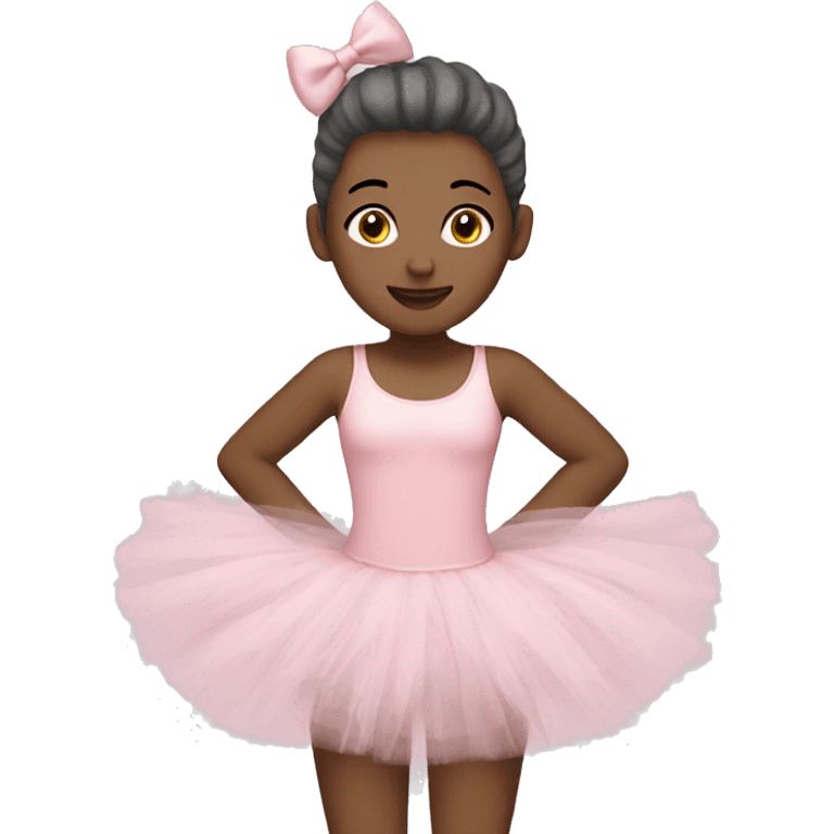 Pastel pink tutu emoji