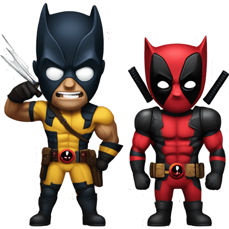 Deadpool and wolverine emoji