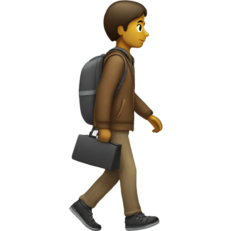 Person walking alone emoji