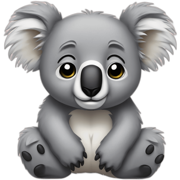 sad koala emoji