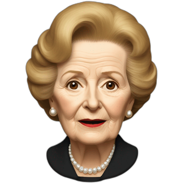 margaret thatcher dead emoji