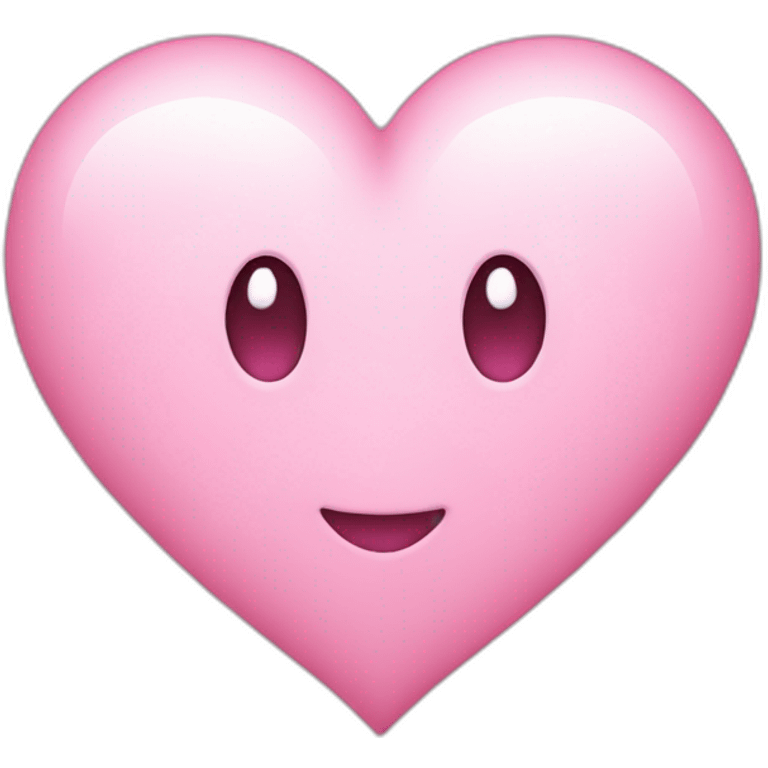 A light pink heart emoji emoji