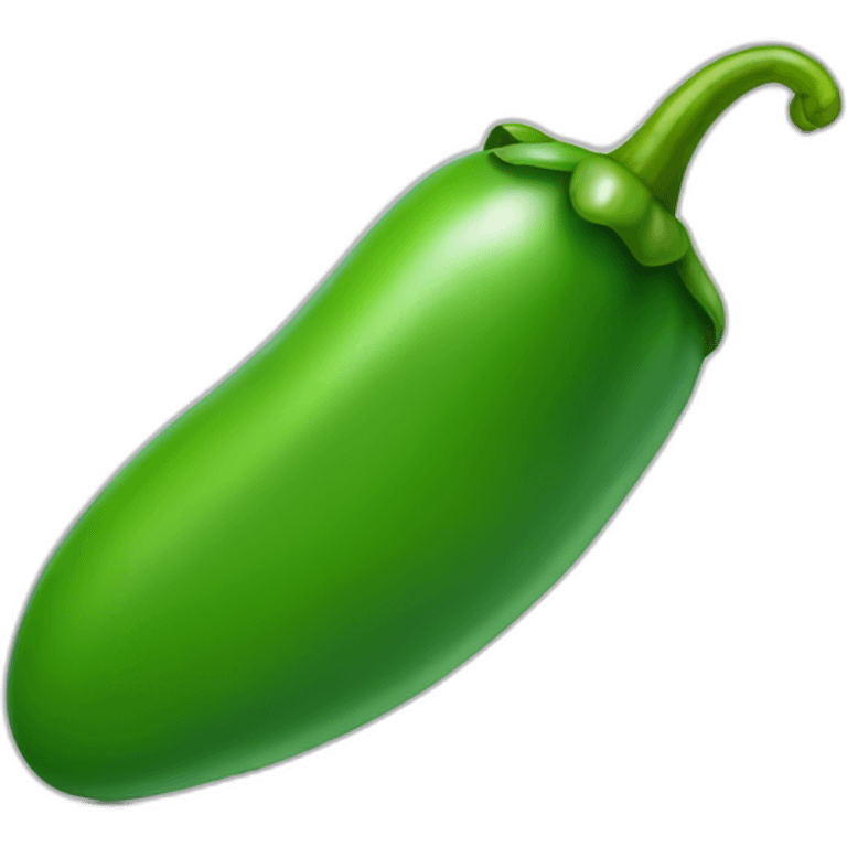 green chilly without leaves emoji