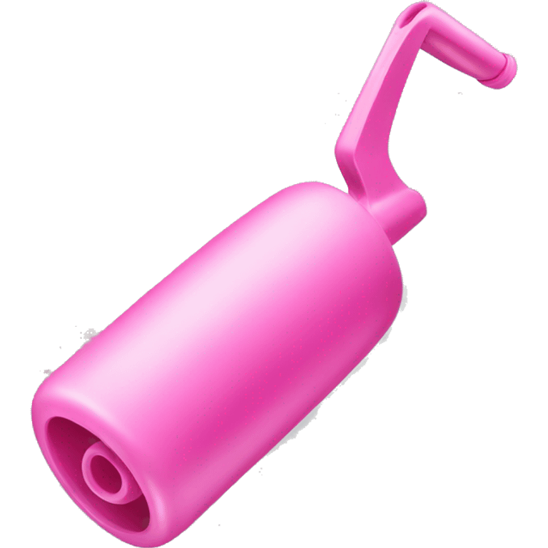 one pink plastic curler emoji