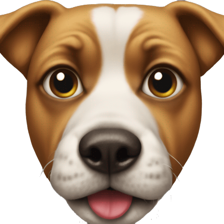 Dog with clown hate and nose emoji