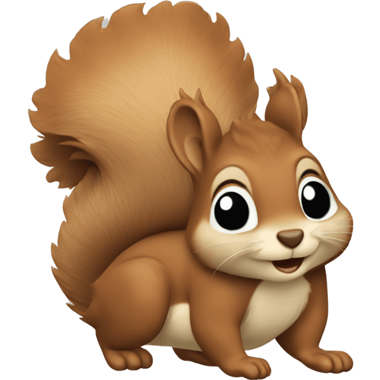 squirrel traveling emoji