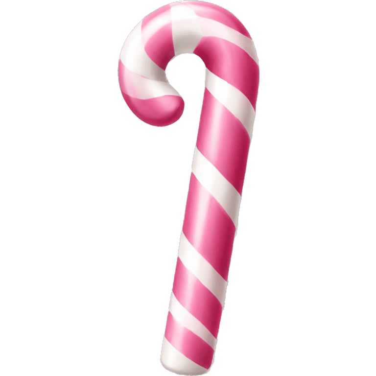 pink and white candy cane emoji