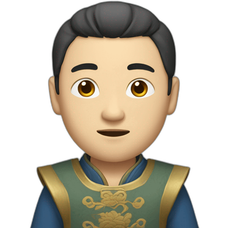 a guy from medieval china in a nice outfit emoji