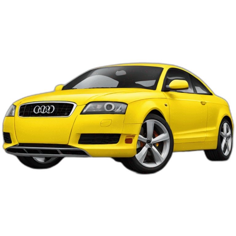 Audi-yellow emoji